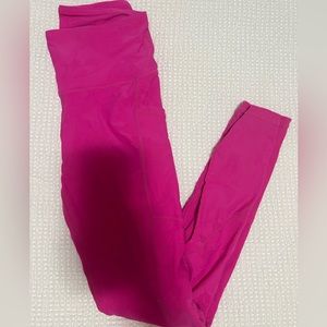 Mono B hot pink mid waisted leggings